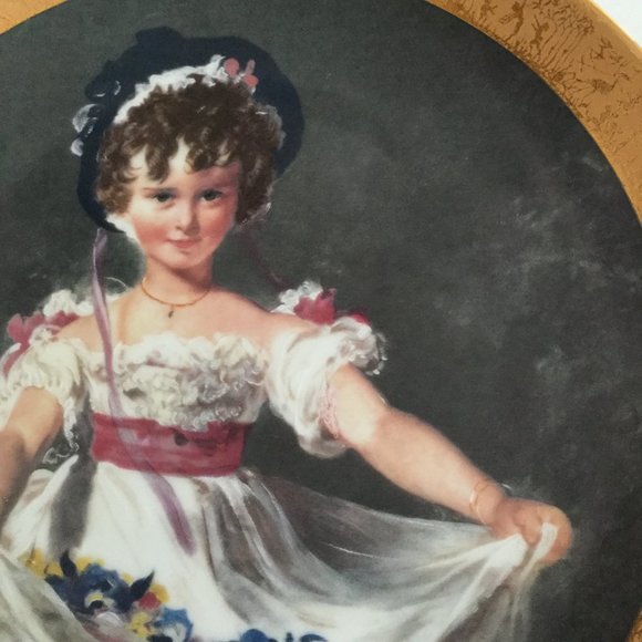 Miss Murray ltd 7500 Sir Thomas Lawrence 1983 Amstrong's art on porcelain plate - Picture 3 of 5